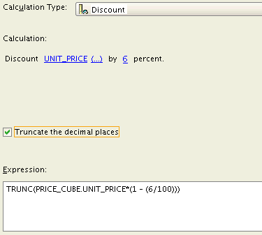 Create Calculated Measure dialog box with option Create Calculated Measure dialog box with option